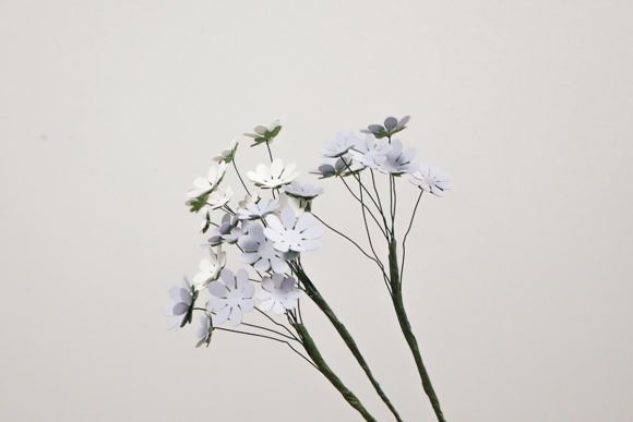 Baby’s Breath Inspired Mini Flowers: 3D SVG Paper Flowers