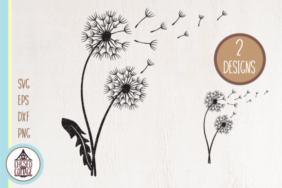 Dandelion SVG PNG Flower SVG for Crafts & Graphics