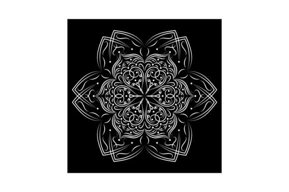 Floral Mandala, Stencil