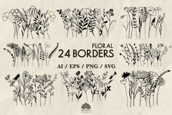 Rising Wildflower Borders: Graphics & Illustrations Review for Local Brands