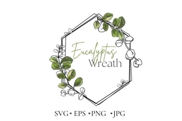 Watercolor Eucalyptus Wedding Frame: Graphics & Illustrations Review